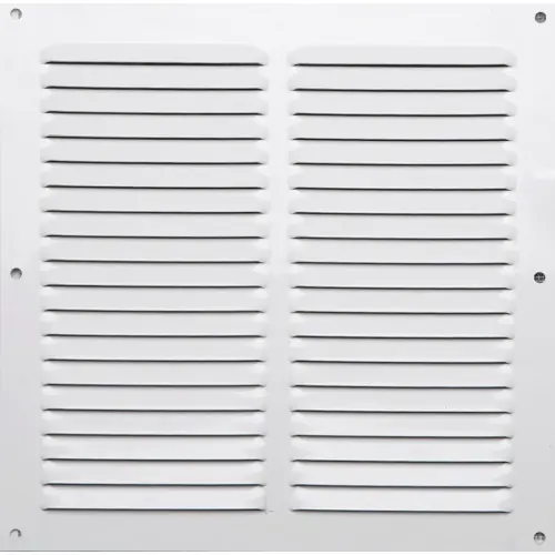 Nouvel Arrivage Grille d‘aération aluminium laqué, L.20 x l.20 cm - Centrale Brico