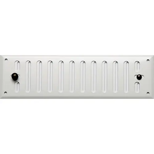 Dernière Chance Grille d‘aération aluminium laqué, L.24 x l.7 cm - Centrale Brico