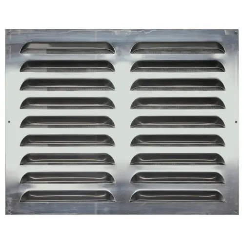 Affaire À Saisir Grille d‘aération aluminium naturel, L.40 x l.50 cm - Centrale Brico