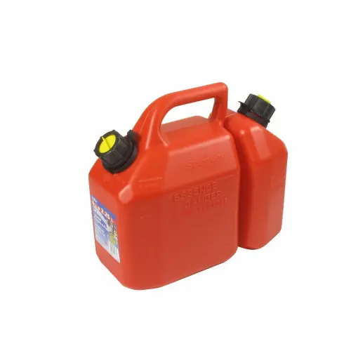 Jerrican double usage qualité pro d’une contenance de 2,25 + 6 litres - Centrale Brico Satisfait Ou Remboursé