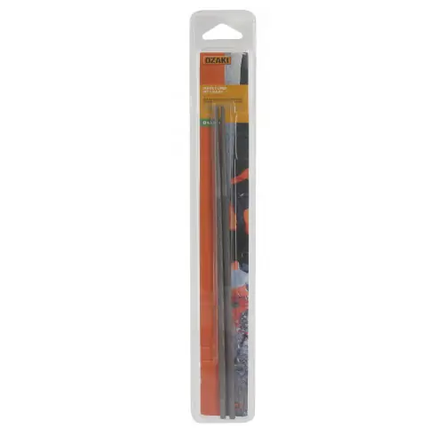 Marque Jeu de 2 limes pour affutage chaine 325" et 3/8" - Ø 4,8mm - Centrale Brico