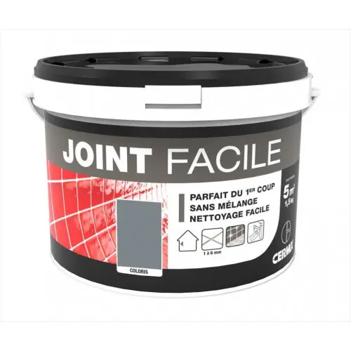 Prix Cassé Joint pâte carrelage CERMIX gris moyen 1.5 kg, 5 m² Joint faicle gris moyen 5m² - Centrale Brico
