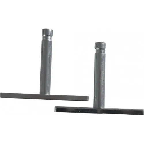Offre Du Jour Kit de fixations invisibles métal brut gris x P.1.2 cm - Centrale Brico
