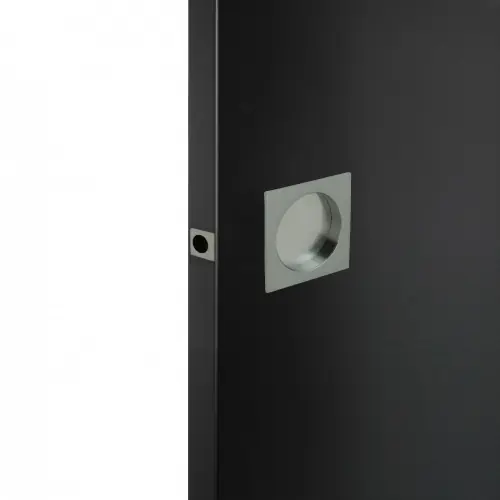 Acheter Direct Kit de poignées porte coulissante carrée zamak nickelé, gris – Centrale Brico