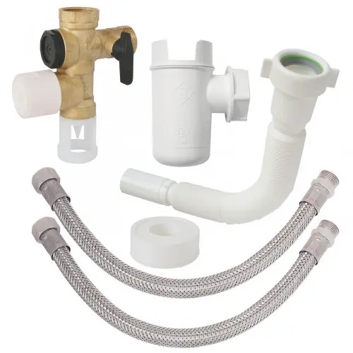 Kit groupe de sécurité laiton pour chauffe-eau - Centrale Brico Nouveauté