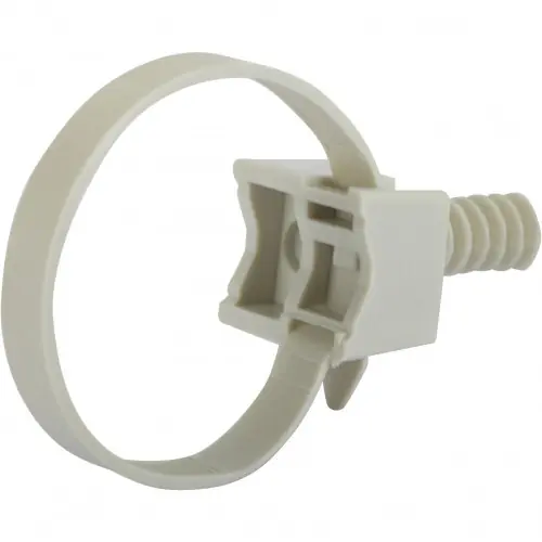 Lot de 10 colliers à embases et chevilles, Diam.16 à 25 mm, L.165 mm - Centrale Brico Expédié Aujourd'hui