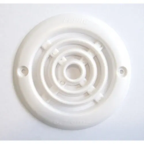 Prix Réduit Lot de 4 grilles d‘aération abs naturel Diam.6.4 cm - Centrale Brico