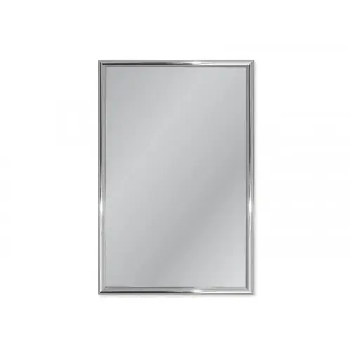 Quantité Limitée Miroir Non Lumineux Encadré Rectangulaire L.40 X L.60 Cm Arica Alu - Centrale Brico