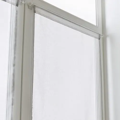 Solde Paire de vitrages tamisant, Leo gris galet n°5 l.60 x H.180 cm - Centrale Brico
