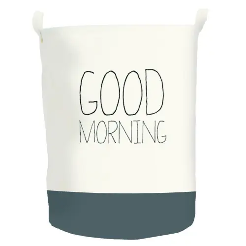 Panier à linge textile Pop up morning, paris n°1, l.40 x H.50 x P.40 cm - Centrale Brico Meilleure Vente