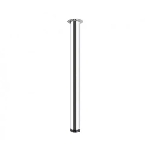 Dernière Chance Pied de table TS001 710/60mm chrome – réglable – Centrale Brico