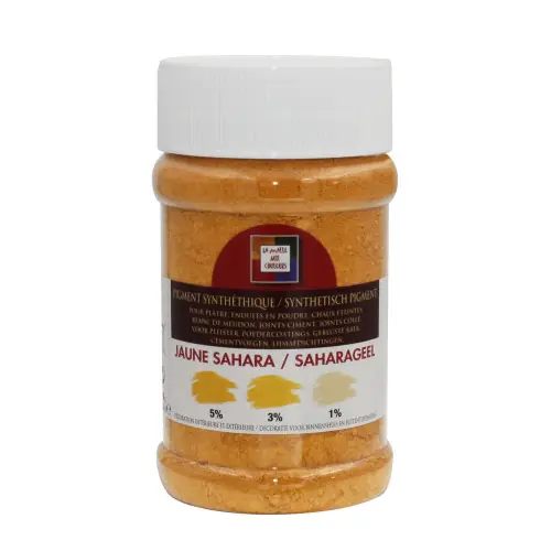 Pas Cher Pigment poudre Malle aux couleurs jaune sahara 250 ml - Centrale Brico
