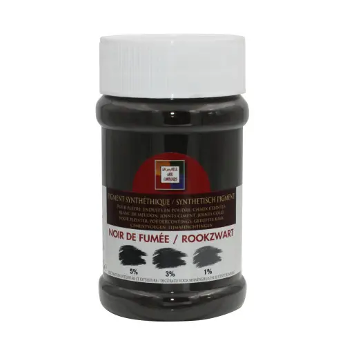 Haute Qualité Pigment poudre Malle aux couleurs noir de fumée 250 ml - Centrale Brico