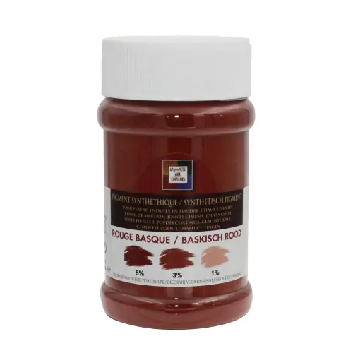 Pigment poudre Malle aux couleurs rouge basque 250 ml - Centrale Brico Meilleur Prix