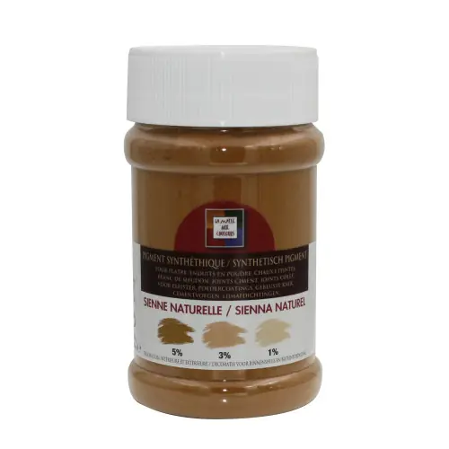 Vente Flash Pigment poudre Malle aux couleurs sienne naturelle 250 ml – Centrale Brico