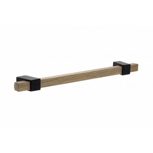 Produit De Marque Poignée Beam 192mm chêne laqué/noir mat – Centrale Brico