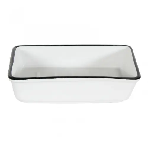 Acheter Direct Porte-savon céramique Marcel, noir et blanc – Centrale Brico