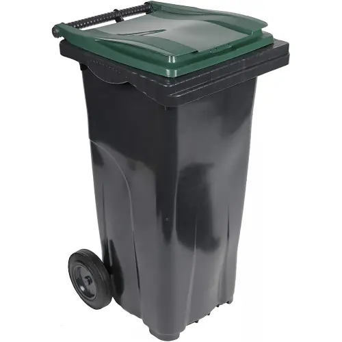 Meilleur Prix Poubelle de rue collective sur roues en 840-1 à 6 120 l, H.96 x l.48 x P.55 cm - Centrale Brico