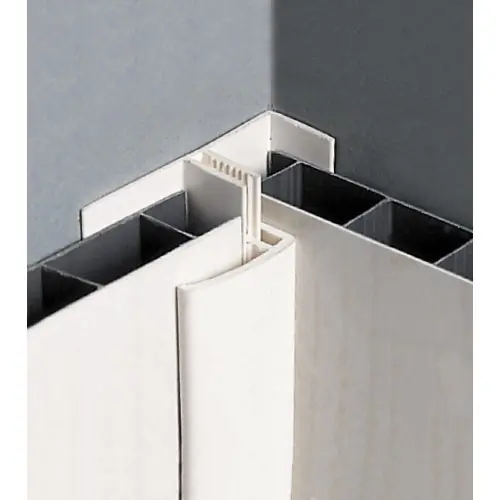 Meilleur Choix Profil de départ et finition PVC blanc, 1,7 cm x 3,3 cm x l. 2,6 m – Centrale Brico