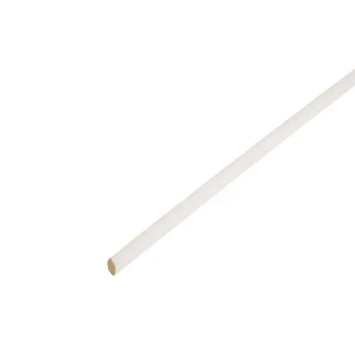 Prix Réduit Quart-de-rond médium (MDF) arrondi blanc, 14 x 14 mm, L. 2.44 m – Centrale Brico