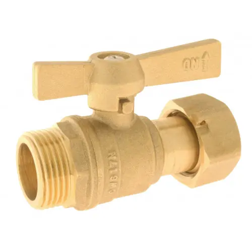 Robinet d‘arrêt compteur 1/4 de tour, mâle / femelle 20 x 27 mm 20 x 27 mm – Centrale Brico Offre Spéciale