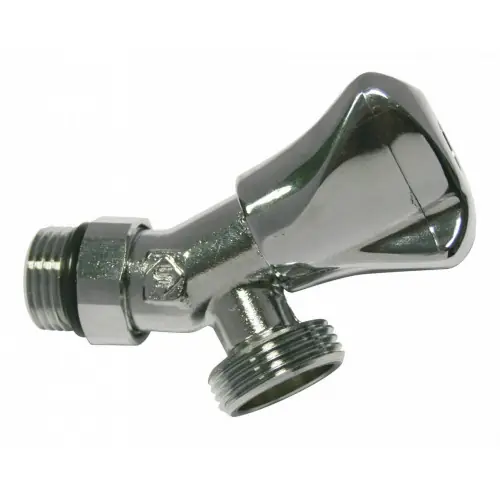 Meilleur Prix Robinet d‘arrêt orientable auto-étanche à clapet, mâle / mâle 15 x 21 mm 20 x 27 - Centrale Brico