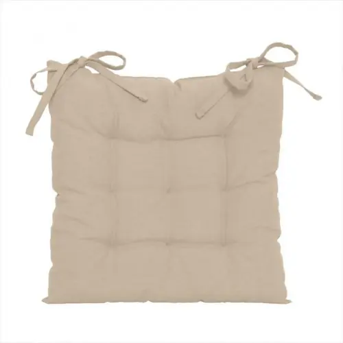 Set de 4 Galettes de chaise Popy, beige l.38 x H.38 cm - Centrale Brico Acheter En Ligne