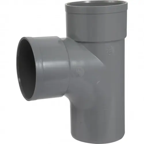 Té 87.30° en pvc à coller, femelle / mâle, D100 - Centrale Brico Promotion Saisonnière