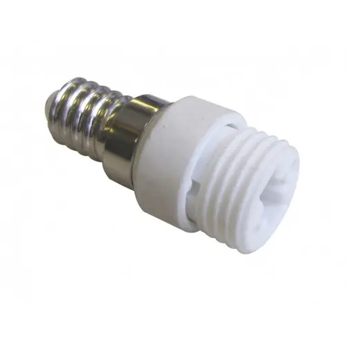 Transformateur de douille E14 en G9 G9, plastique, blanc 100 W - Centrale Brico Certifié