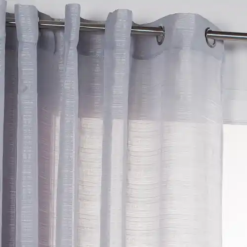 Voilage tamisant, Lola gris l.300 x H.240 cm – Centrale Brico Vente Flash