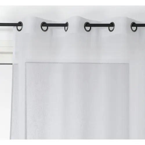 Voilage tamisant, Micao blanc l.145 x H.240 cm – Centrale Brico Bon Plan