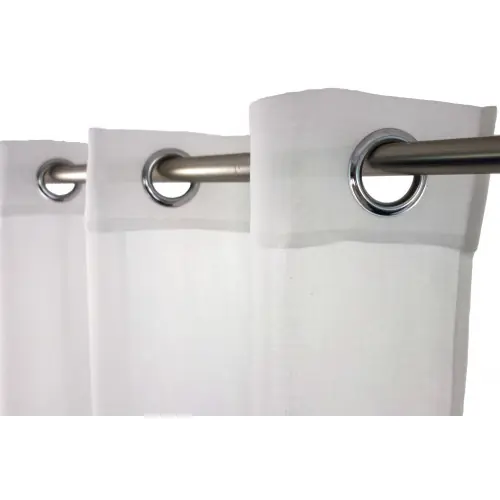 Affaire À Saisir Voilage tamisant, Niagara blanc-blanc n°1 l.140 x H.260 cm - Centrale Brico