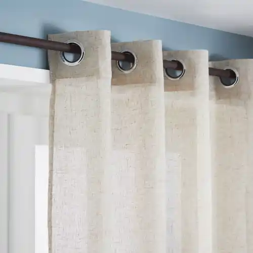 Voilage tamisant, Rio naturel l.140 x H.240 cm – Centrale Brico Achetez Aujourd&rsquo;hui