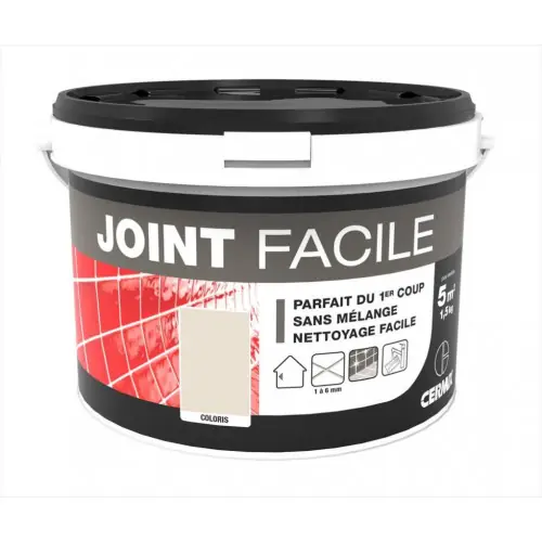 Joint pâte tout type de carrelage et mosaïque, ivoire, 5m² - CERMIX Commander Maintenant