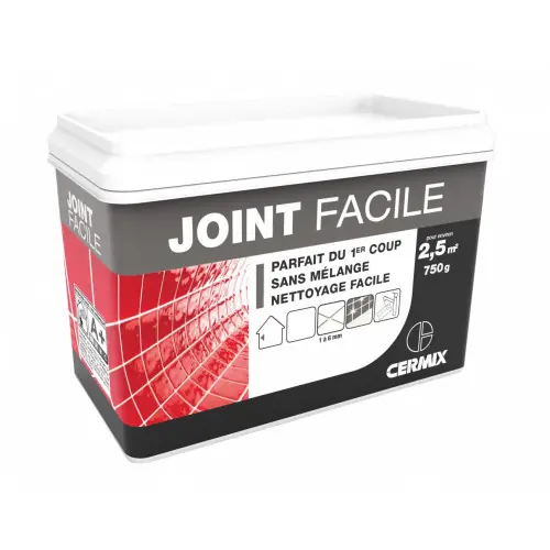 Joint pâte tout type de carrelage et mosaïque, ultra blanc, 2.5M² – CERMIX Seulement Aujourd&rsquo;hui