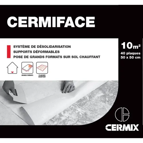 Système de désolidarisation DESVRES, 10 m² – CERMIX Livraison Express