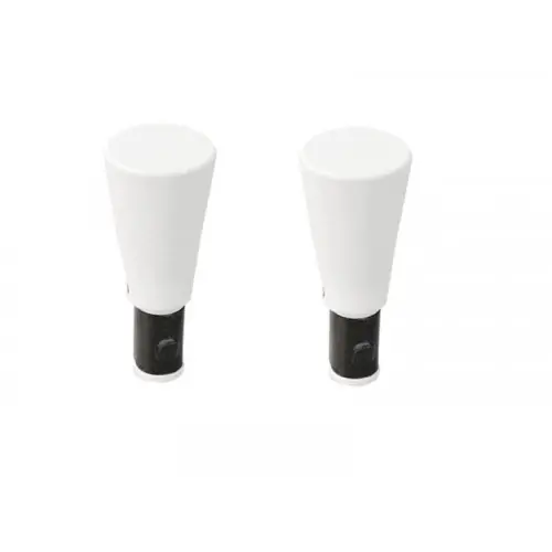 Commander Vite 2 embouts pour barre de vitrage, Diam.10 mm, blanc Cosy, CESSOT - CESSOT