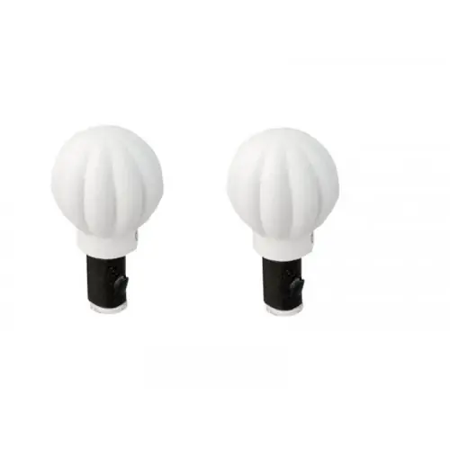Nouveauté 2 embouts pour barre de vitrage, Diam.10 mm, blanc Cosy, CESSOT - CESSOT