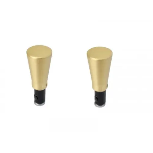 2 embouts pour barre de vitrage, Diam.10 mm, dore Chic, CESSOT – CESSOT Pas Cher