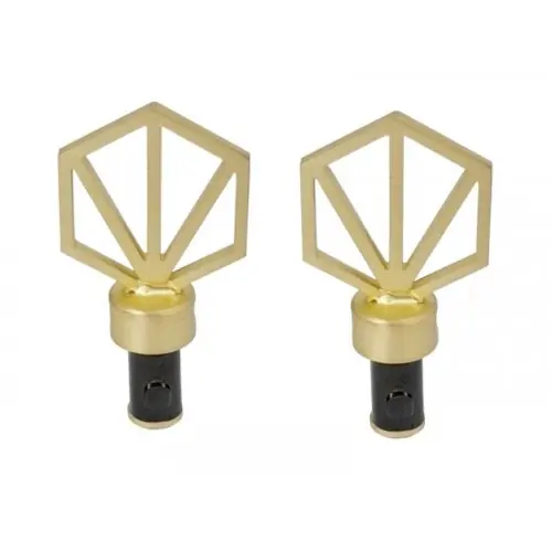 2 embouts pour barre de vitrage, Diam.10 mm, dore Chic, CESSOT – CESSOT Certifié