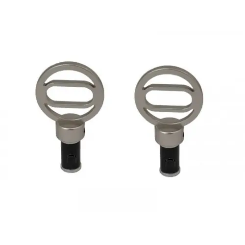 Prix Promo 2 embouts pour barre de vitrage, Diam.10 mm, gris Design, CESSOT – CESSOT