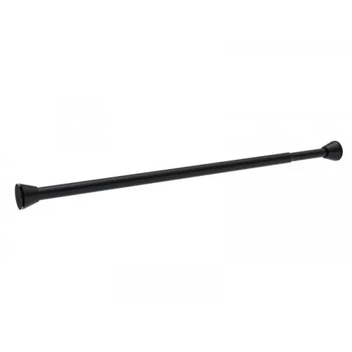 Tringle à rideau extensible entre murs, 120-210 cm diam. 20 mm, noir - CESSOT Prix Choc