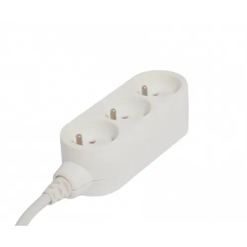 Seulement Aujourd'hui Multiprise filaire compact, 3 prises blanc CHACON - CHACON