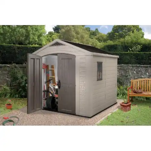 Abri de jardin aspect bois 5,6 m2 – CHALET & JARDIN Achat Immédiat