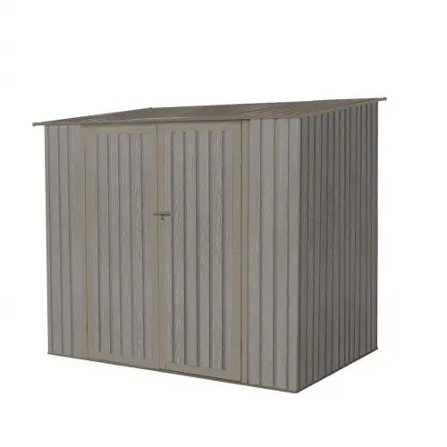 Abri jardin métal – Aspect BOIS VIEILLI 75 – 3,17 M²- GRIS – CHALET & JARDIN Affaire À Saisir
