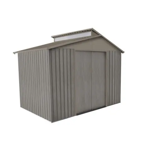 Achetez Aujourd&rsquo;hui Abri jardin métal – Aspect BOIS VIEILLI 9363 – 5,44 M²- GRIS – CHALET & JARDIN