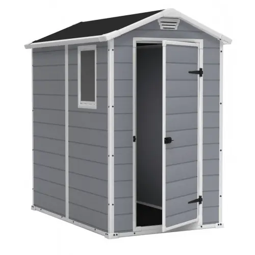 Produit De Marque ABRI JARDIN RESINE – PREMIUM 46SP – 2M² – GRIS – CHALET & JARDIN