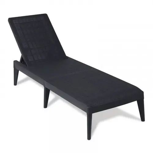 Vente Directe Bain de soleil réglable en résine effet jute – CHALET & JARDIN