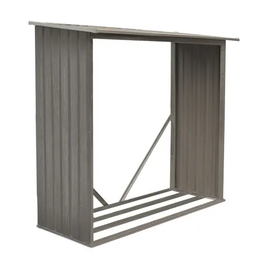 Retour Gratuit Bûcher métal gris – 1,37 m2 – CHALET & JARDIN