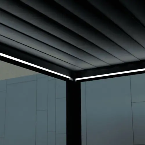 Prix Promo Kit éclairage LED - Pergola Ombréa - 4x4M - CHALET & JARDIN